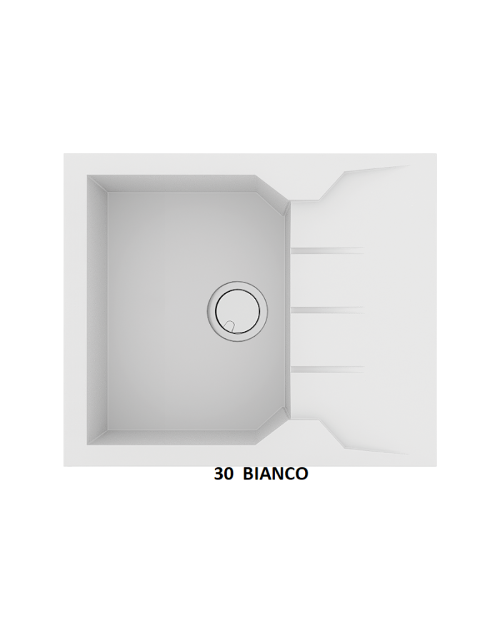 Granite Sink Sanitec Ultra Granite 812 1B 1D (60X50) Heavy Duty Reversible