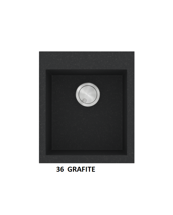 Νεροχύτης Γρανιτένιος Sanitec Ultra Granite 813 45 1B  (45X50) Βαρέως Τύπου