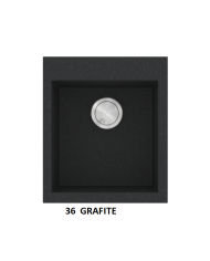 Νεροχύτης Γρανιτένιος Sanitec Ultra Granite 813 45 1B  (45X50) Βαρέως Τύπου