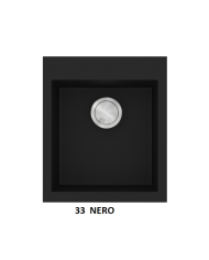 Νεροχύτης Γρανιτένιος Sanitec Ultra Granite 813 45 1B  (45X50) Βαρέως Τύπου