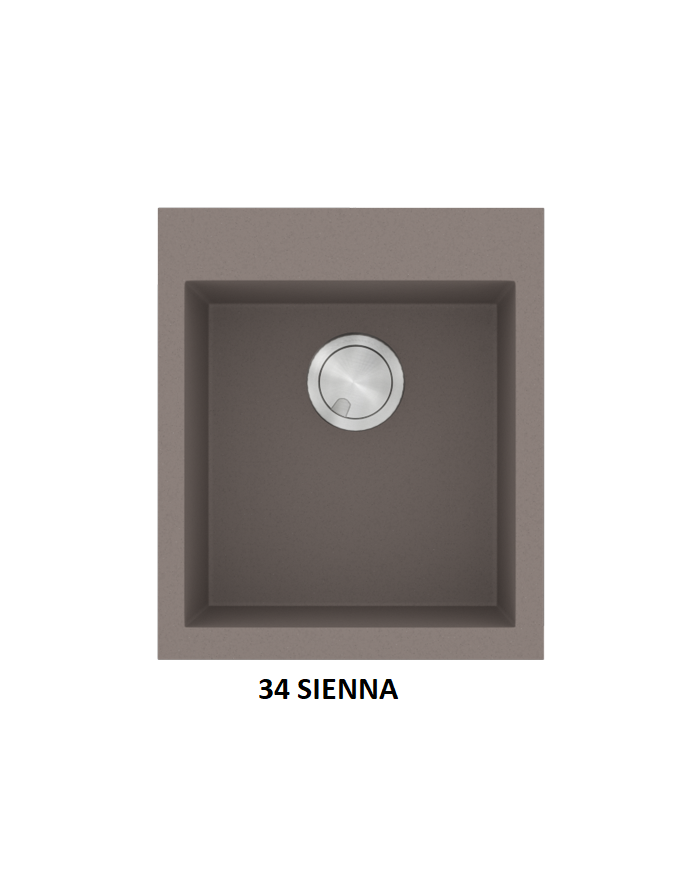 Νεροχύτης Γρανιτένιος Sanitec Ultra Granite 813 45 1B  (45X50) Βαρέως Τύπου