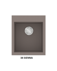 Νεροχύτης Γρανιτένιος Sanitec Ultra Granite 813 45 1B  (45X50) Βαρέως Τύπου