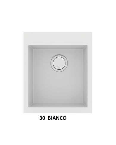 Νεροχύτης Γρανιτένιος Sanitec Ultra Granite 813 45 1B  (45X50) Βαρέως Τύπου