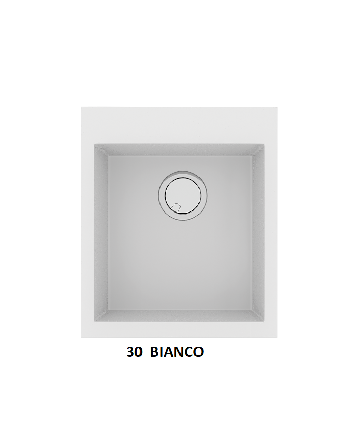 Νεροχύτης Γρανιτένιος Sanitec Ultra Granite 813 45 1B  (45X50) Βαρέως Τύπου