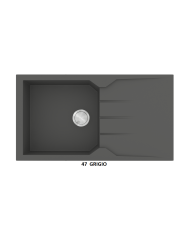 Granite Sink Sanitec Ultra Granite 814 86 1B 1D (86X50) Heavy Duty