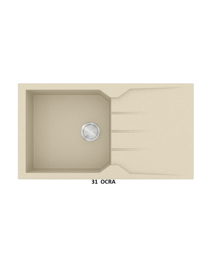 Granite Sink Sanitec Ultra Granite 814 86 1B 1D (86X50) Heavy Duty