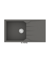 Granite Sink Sanitec Ultra Granite 814 86 1B 1D (86X50) Heavy Duty