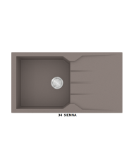 Granite Sink Sanitec Ultra Granite 814 86 1B 1D (86X50) Heavy Duty