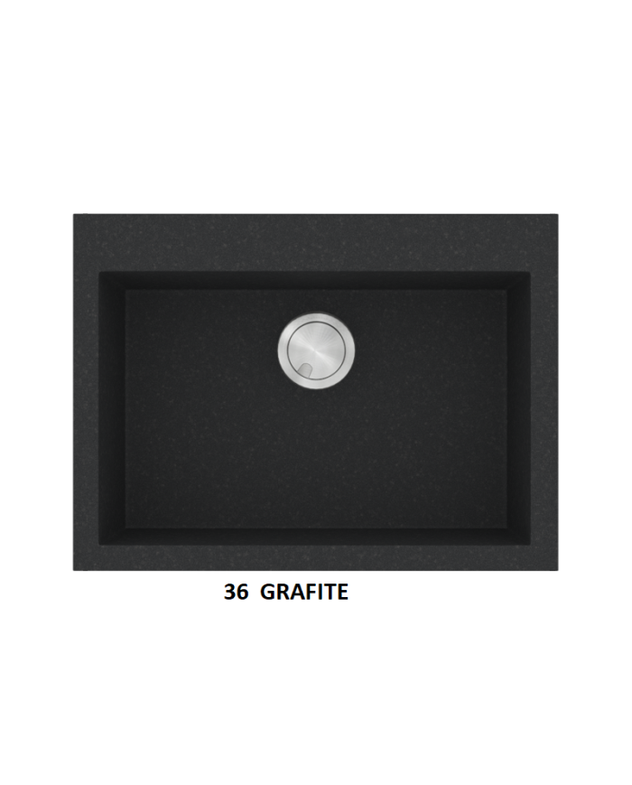 Νεροχύτης Γρανιτένιος Sanitec Ultra Granite 815 70 1B  (70X50) Βαρέως Τύπου