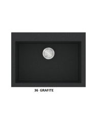 Νεροχύτης Γρανιτένιος Sanitec Ultra Granite 815 70 1B  (70X50) Βαρέως Τύπου