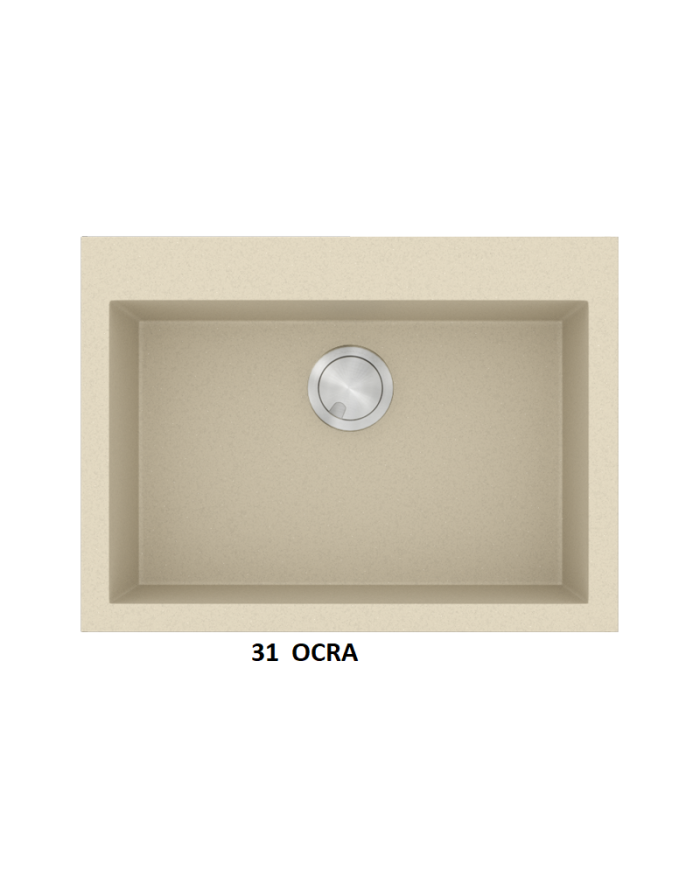 Νεροχύτης Γρανιτένιος Sanitec Ultra Granite 815 70 1B  (70X50) Βαρέως Τύπου