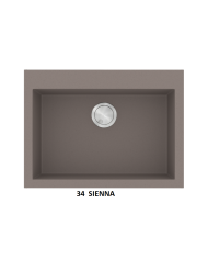 Νεροχύτης Γρανιτένιος Sanitec Ultra Granite 815 70 1B  (70X50) Βαρέως Τύπου