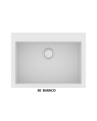 Νεροχύτης Γρανιτένιος Sanitec Ultra Granite 815 70 1B  (70X50) Βαρέως Τύπου