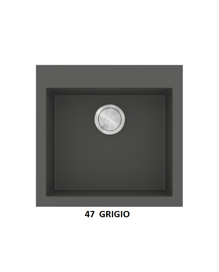 Granite Sink Sanitec Ultra Granite 816 50 1B (50X50) Heavy Duty