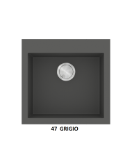 Granite Sink Sanitec Ultra Granite 816 50 1B (50X50) Heavy Duty