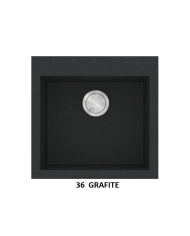Granite Sink Sanitec Ultra Granite 816 50 1B (50X50) Heavy Duty