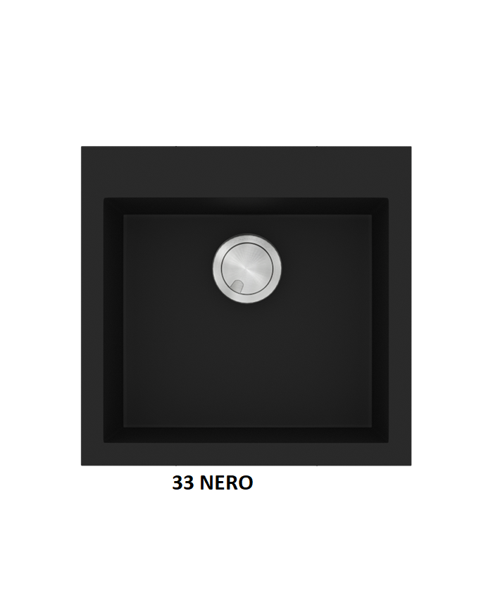 Νεροχύτης Γρανιτένιος Sanitec Ultra Granite 816 50 1B (50X50) Βαρέως Τύπου