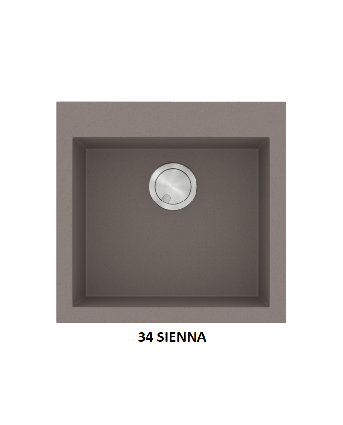 Granite Sink Sanitec Ultra Granite 816 50 1B (50X50) Heavy Duty