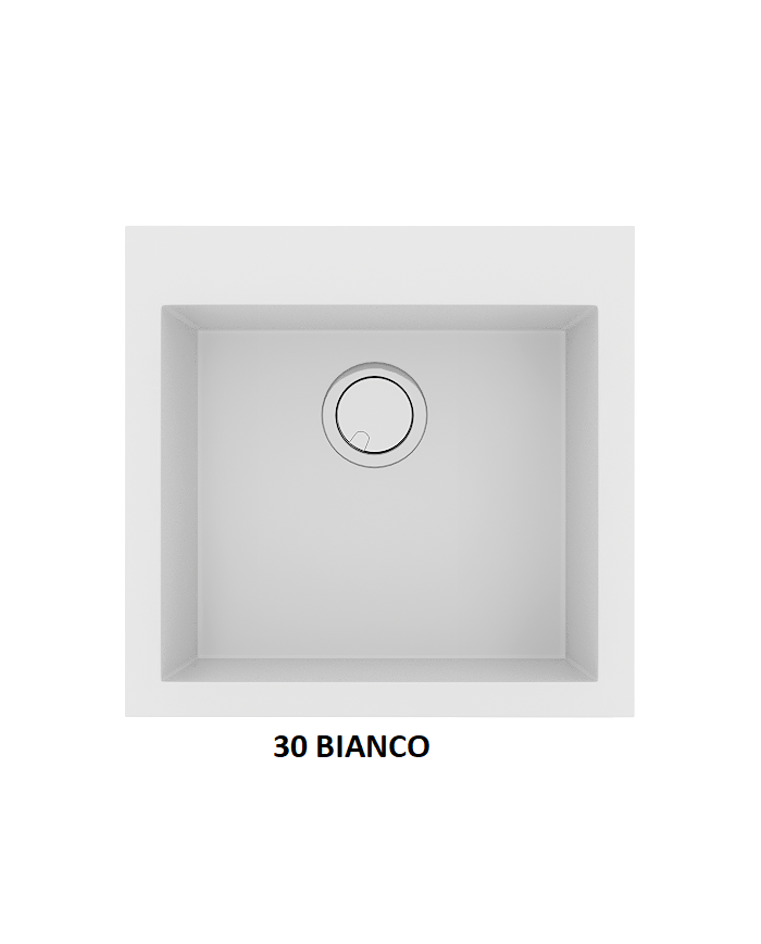 Νεροχύτης Γρανιτένιος Sanitec Ultra Granite 816 50 1B (50X50) Βαρέως Τύπου