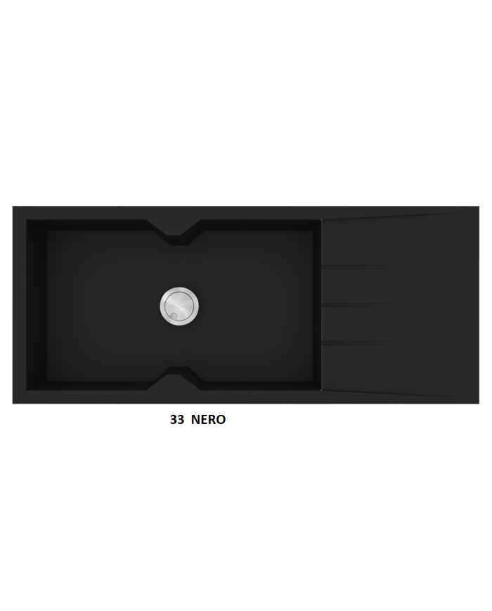 Granite Sink Sanitec Ultra Granite 817 116 1B 1D (116X50) Heavy Duty