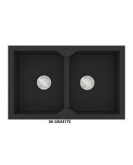 Granite Sink Sanitec Ultra Granite 818 86 2B (86X50) Heavy Duty