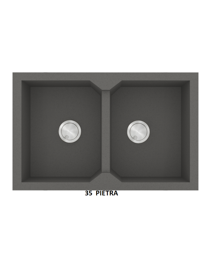 Granite Sink Sanitec Ultra Granite 818 86 2B (86X50) Heavy Duty