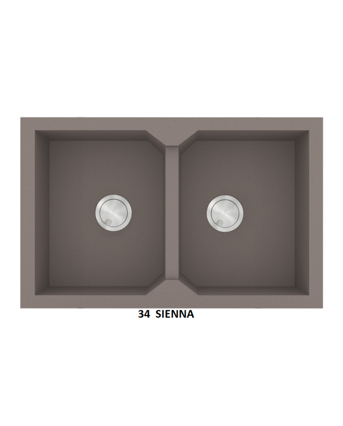 Granite Sink Sanitec Ultra Granite 818 86 2B (86X50) Heavy Duty