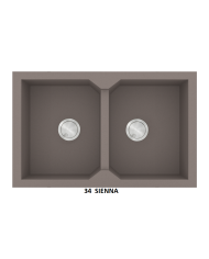 Granite Sink Sanitec Ultra Granite 818 86 2B (86X50) Heavy Duty