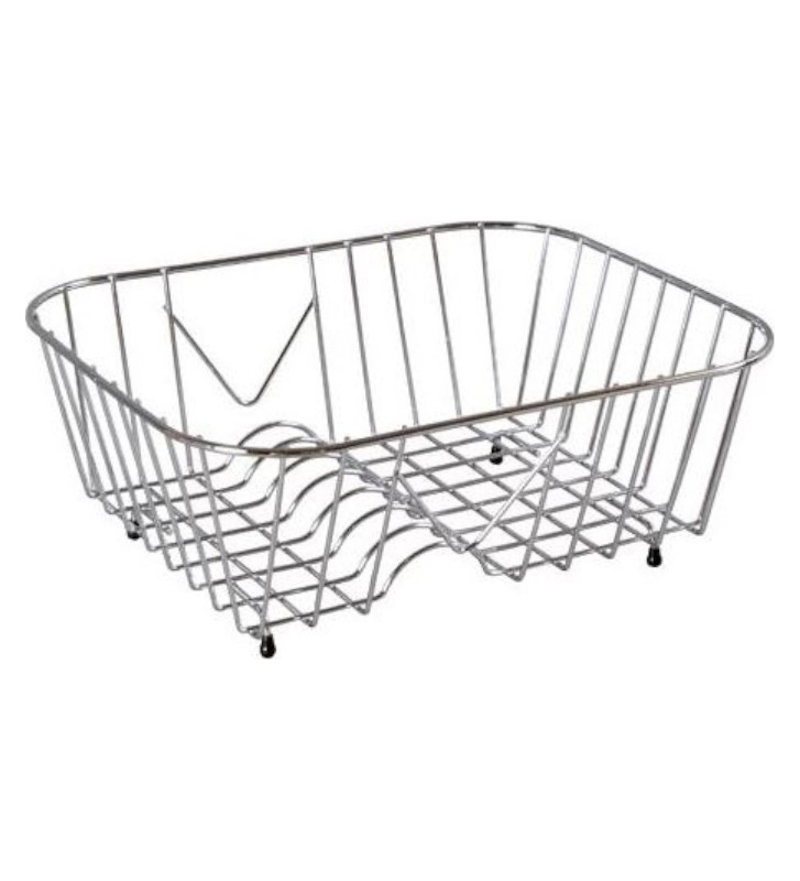 Stainless steel basket for sink Sanitec No 20 (35.5 x31 cm)