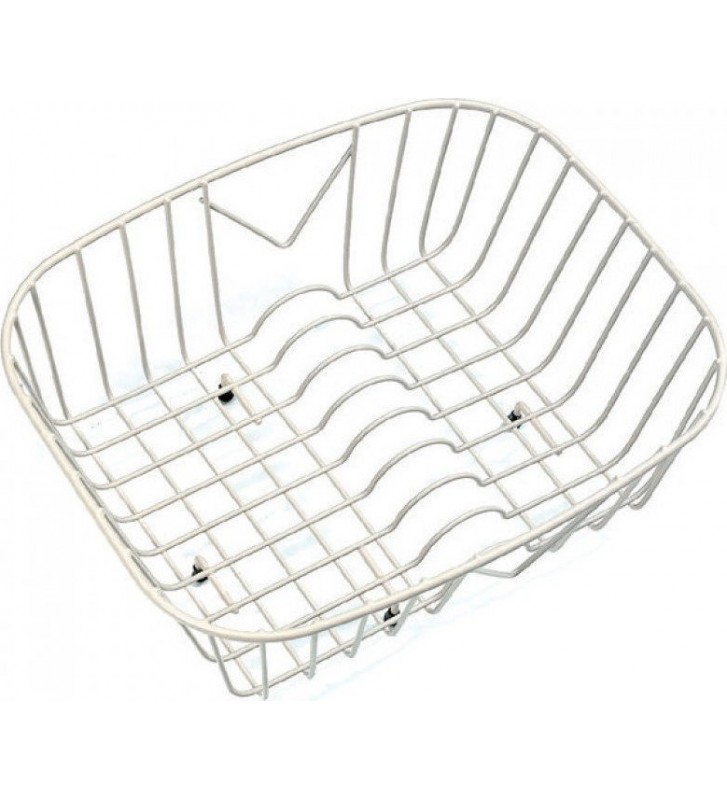Stainless steel basket for sink Sanitec No 20 (35.5 x31 cm)