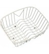 Stainless steel basket for sink Sanitec No 20 (35.5 x31 cm)