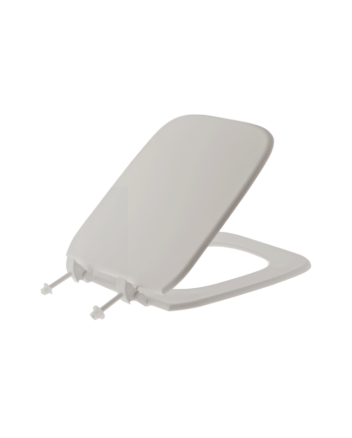 Κάλυμμα - Καπάκι Λεκάνης W.C Λευκό Πλαστικό Πέλλα Β099 (42,5x34cm)