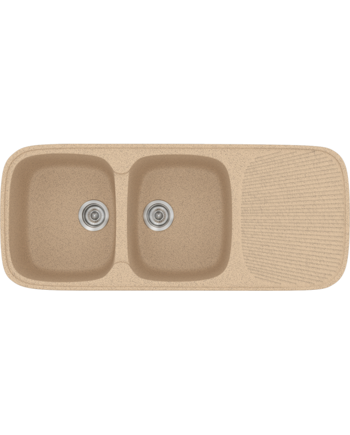 Sanitec Classic 300 Synthetic Granite Sink (116 X 50cm) Reversible