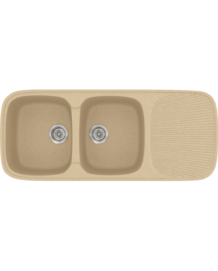 Sanitec Classic 300 Synthetic Granite Sink (116 X 50cm) Reversible