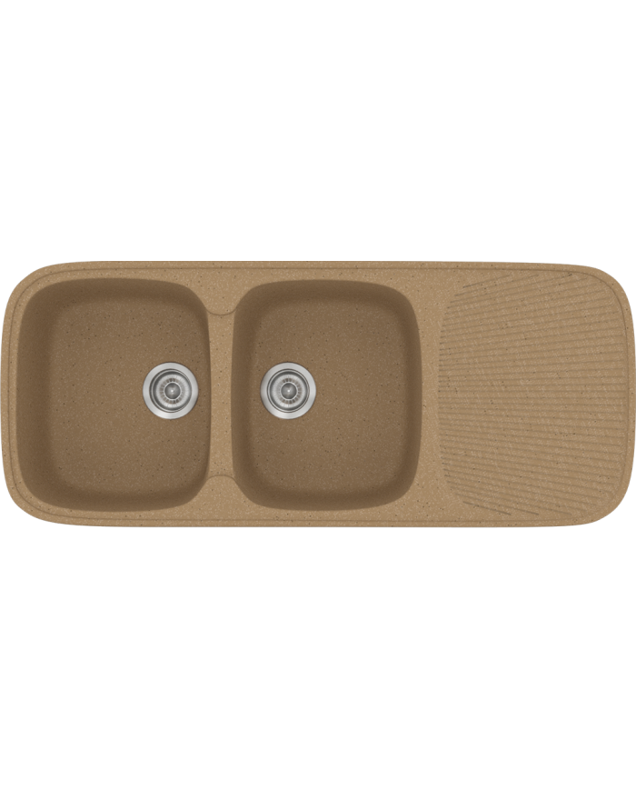 Sanitec Classic 300 Synthetic Granite Sink (116 X 50cm) Reversible