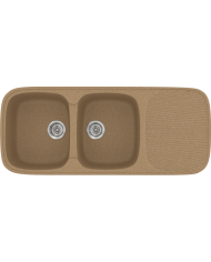 Sanitec Classic 300 Synthetic Granite Sink (116 X 50cm) Reversible