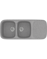 Sanitec Classic 300 Synthetic Granite Sink (116 X 50cm) Reversible