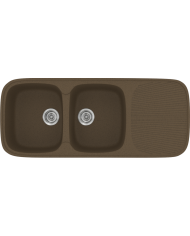 Sanitec Classic 300 Synthetic Granite Sink (116 X 50cm) Reversible