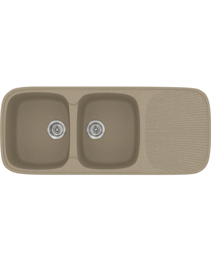 Sanitec Classic 300 Synthetic Granite Sink (116 X 50cm) Reversible