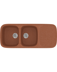 Sanitec Classic 300 Synthetic Granite Sink (116 X 50cm) Reversible