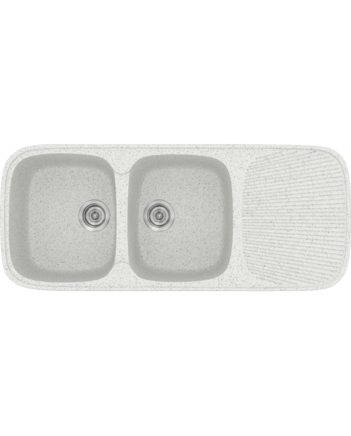 Sanitec Classic 300 Synthetic Granite Sink (116 X 50cm) Reversible