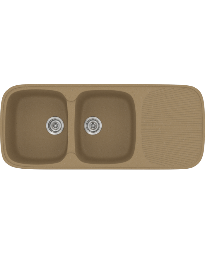 Sanitec Classic 300 Synthetic Granite Sink (116 X 50cm) Reversible