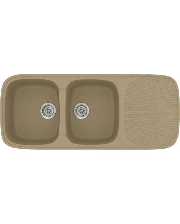 Sanitec Classic 300 Synthetic Granite Sink (116 X 50cm) Reversible