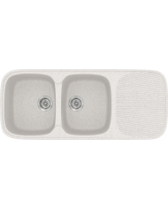 Sanitec Classic 300 Synthetic Granite Sink (116 X 50cm) Reversible