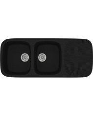 Sanitec Classic 300 Synthetic Granite Sink (116 X 50cm) Reversible