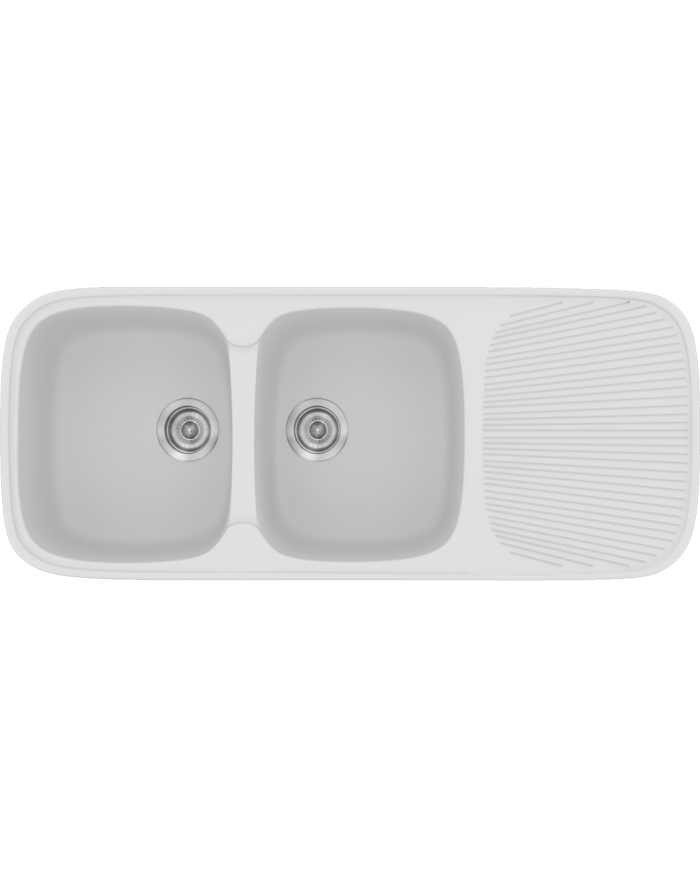 Sanitec Classic 300 Synthetic Granite Sink (116 X 50cm) Reversible