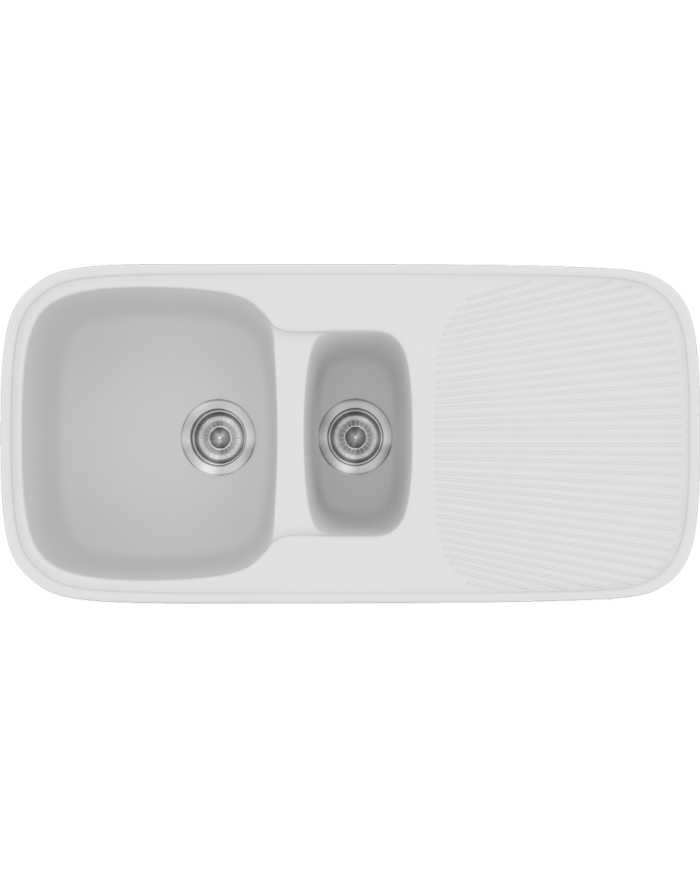 Sanitec Classic 301 Synthetic Granite Sink (97 X 50cm) Reversible