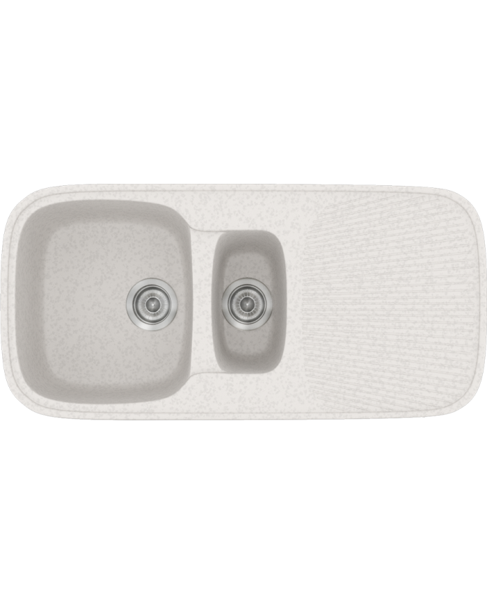 Sanitec Classic 301 Synthetic Granite Sink (97 X 50cm) Reversible