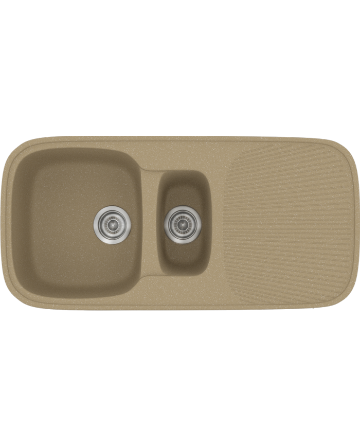 Sanitec Classic 301 Synthetic Granite Sink (97 X 50cm) Reversible