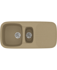 Sanitec Classic 301 Synthetic Granite Sink (97 X 50cm) Reversible